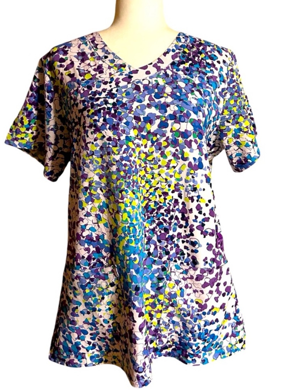 Carhartt Multi Colored Cross-Flex Scrub Top
